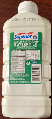 Dairy Buttermilk 1/2 gal.